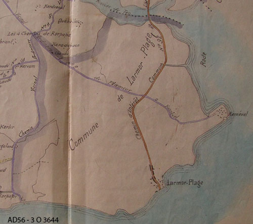 carte des chemins 11 et 2