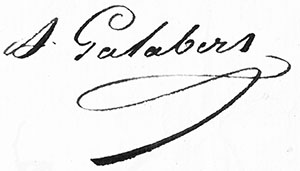 signature Galabert